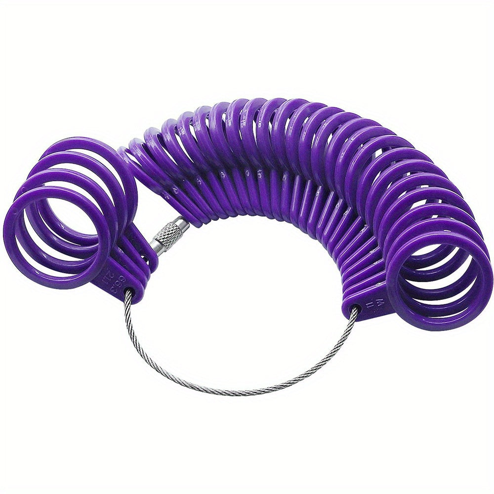 Plastic Measuring Ring 0-13 Europe, US and UK Sizes A-Z, Fourfold Ring, Plastic Ring,