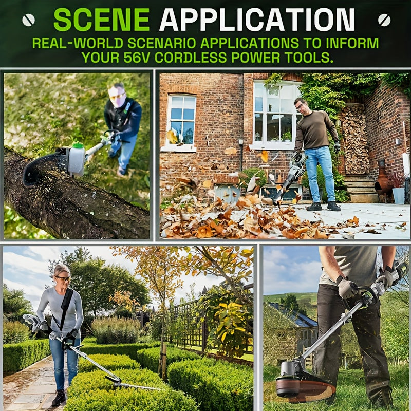 56VMAx 12000mAh Rechargeable Battery for EGO BA2800 BA4200 BA1400, Lithium Ion Battery Compatible