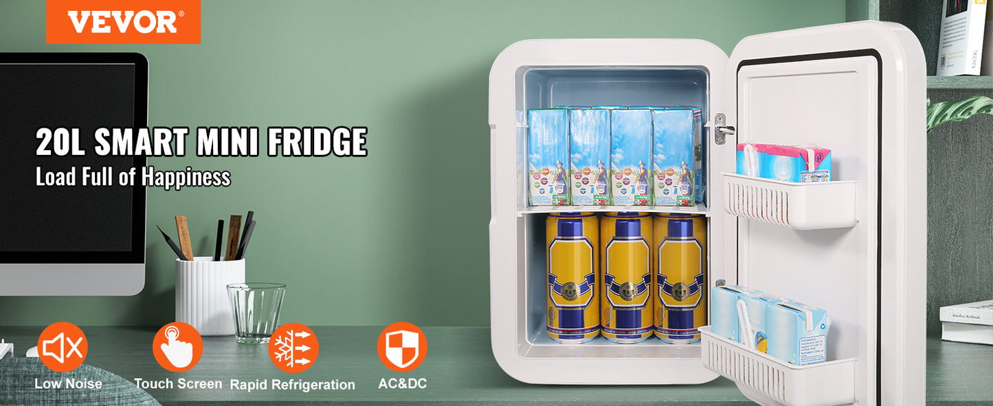 VEVOR 10L Mini Fridge Car Refrigerator Portable Freezer Cooler and Warmer for Home or Car