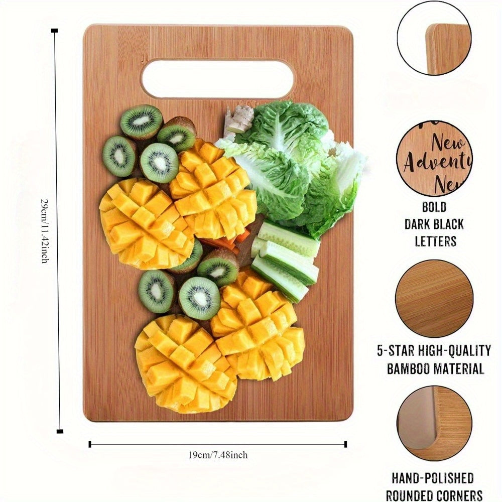 Bamboo Cutting Board w/Happy Marriage 1PC Wedding Gift for Couple, Engraved Kitchen Chopping Block