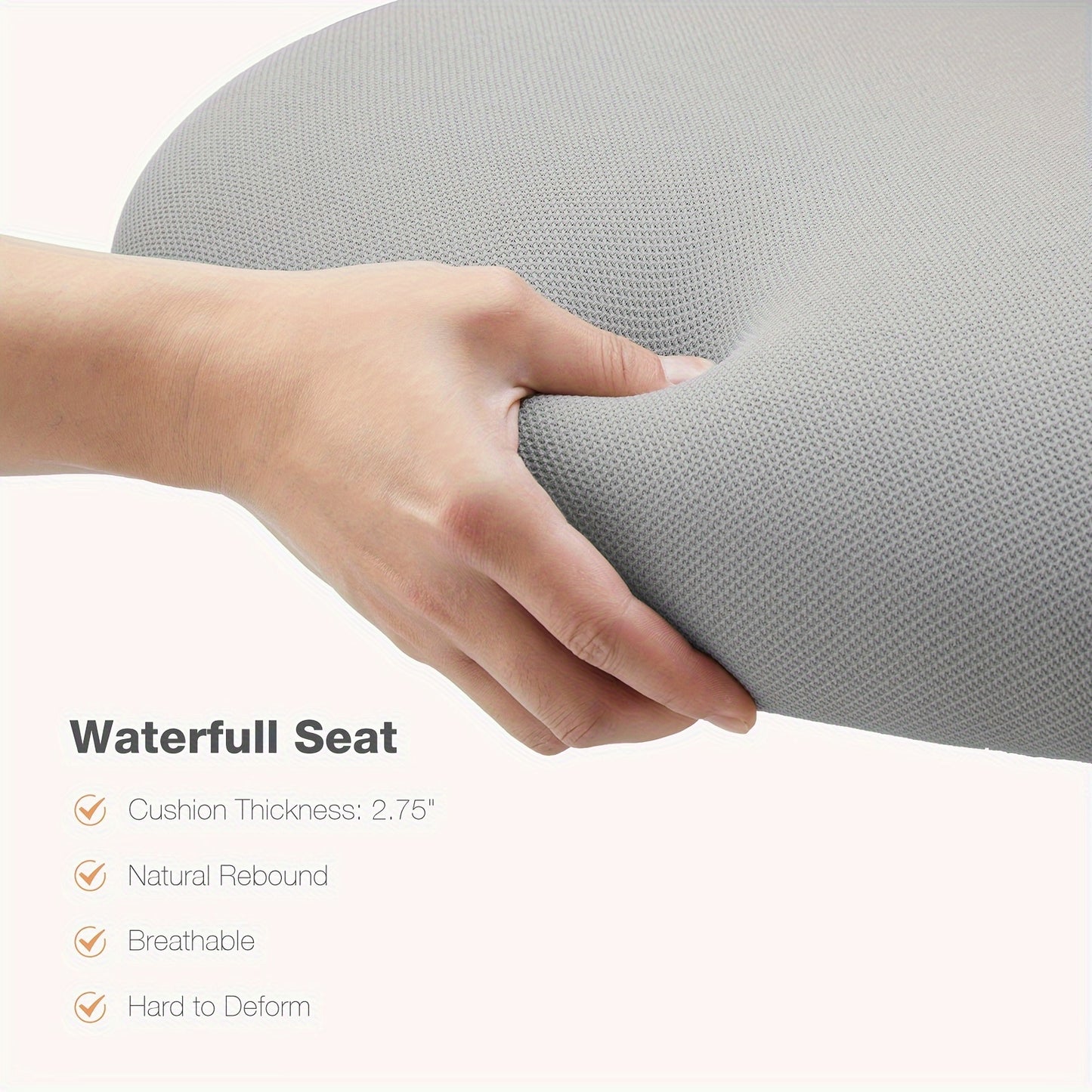 Executive Comfort High-Back Mesh Office Chair - Ergonomic Lumbar Support, Headrest, Flip-up Arms