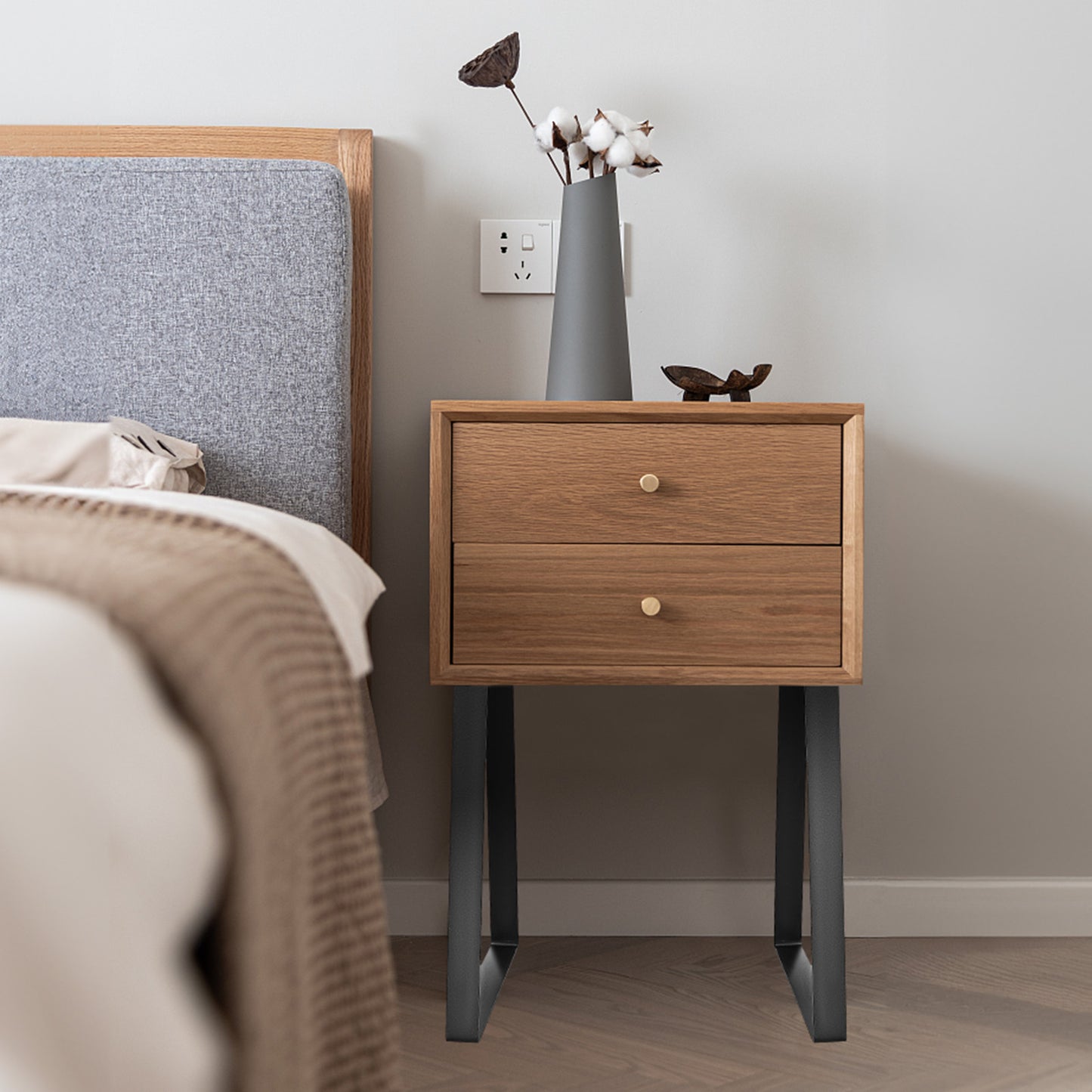 VEVOR 16 inch Trapezoid Steel Table Legs, Replacement Furniture Legs Set of 2 for DIY Coffee Tables