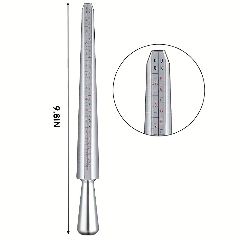 Ring Size Measuring Tool Set, Ring Gauge, Ring Size Tool for Jewelry Size Measurement, 4pcs Set