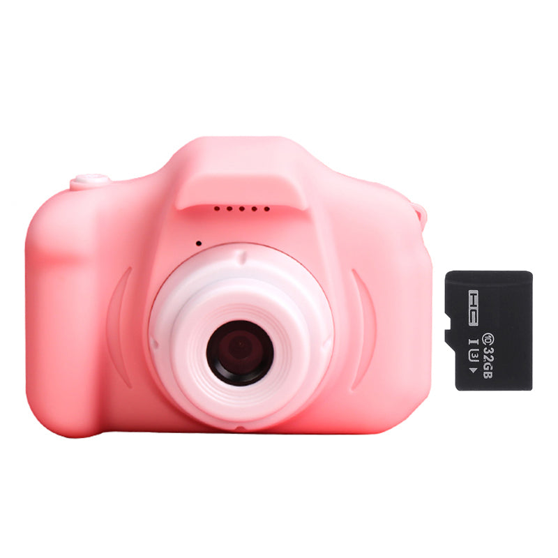 8M 1080P 4X Zoom Mini Digital Camera 2 inch Screen/32GB TF Card for Kids Baby Cute Camcorder Video