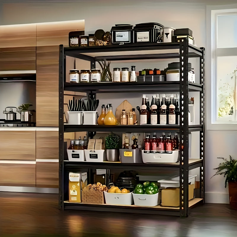 72 Inch Heavy-duty Metal Storage Rack, With A Load-bearing Capacity Of 2000 Pounds Per Layer
