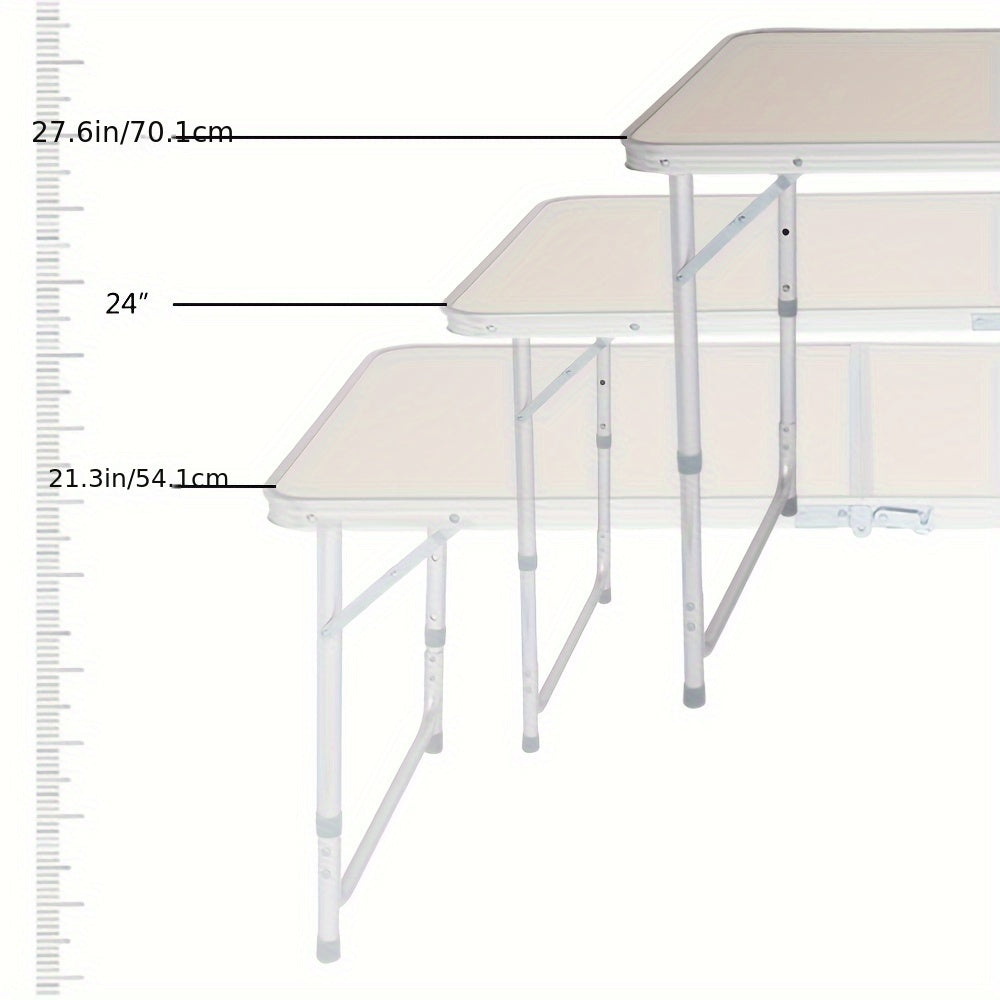 4Ft Outdoor Portable Multipurpose Folding Table