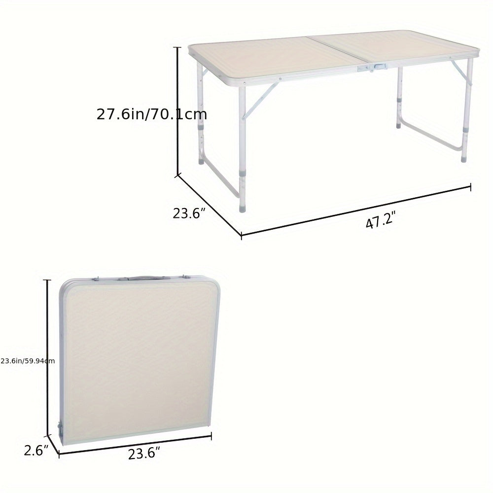 4Ft Outdoor Portable Multipurpose Folding Table