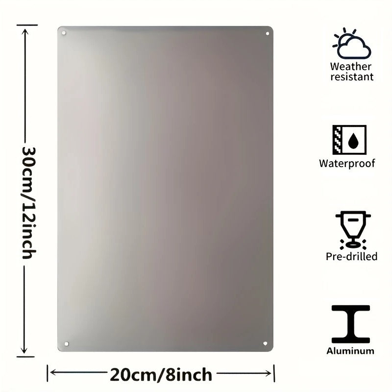 Vintage Native American Birth Totem Wall Sign - 8x12 Inch Aluminum Metal Plaque with Zodiac Animals