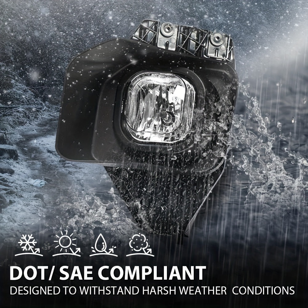 Fit for Ford for F250 - F550 2011-2016 Super Duty Driving Fog Light + Wiring+Bezel