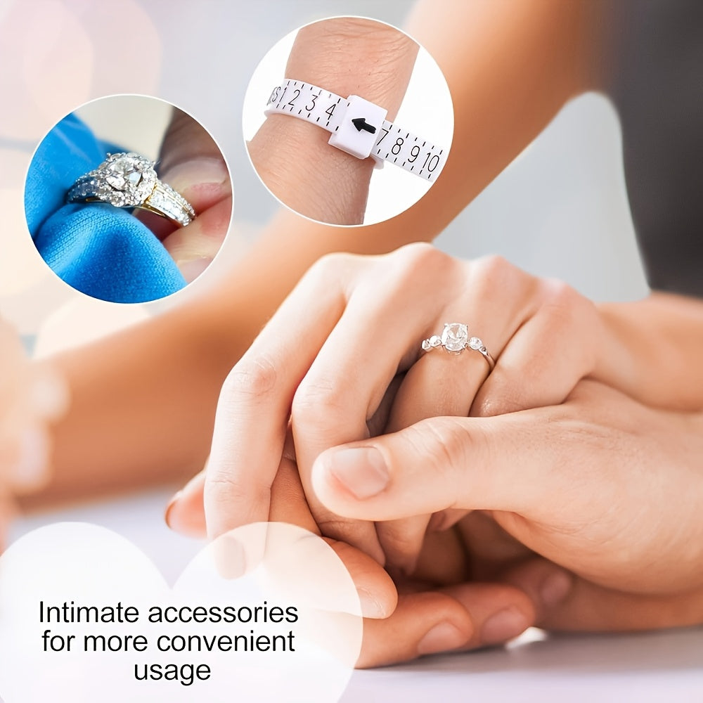 Ring Size Measuring Tool Set, Ring Gauge, Ring Size Tool for Jewelry Size Measurement, 4pcs Set