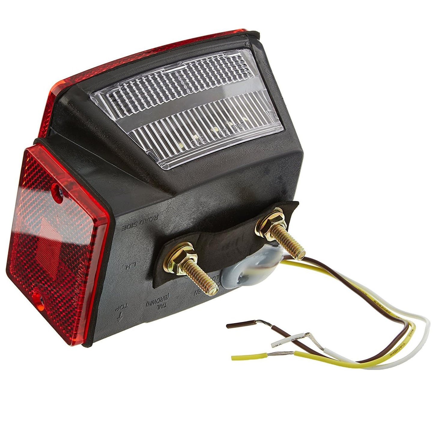 12V LED Trailer Lights, Red White/Stop Tail Turn Signal/Utility Trailer Lights for Under 80" RV-BOAT