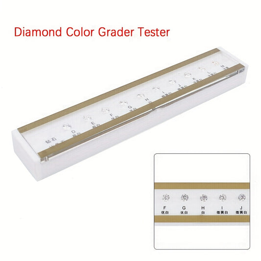 Diamond Grading Color Tester Tool GIA Master Set D-M Colorimetric 10 Colors for Jewelry Appraisal
