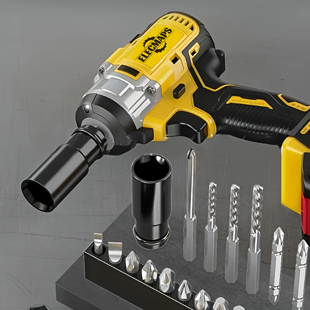 Impact Wrench for Dewalt 20V Battery, Cordless Brushless Impact Wrench (Battery Not Included)