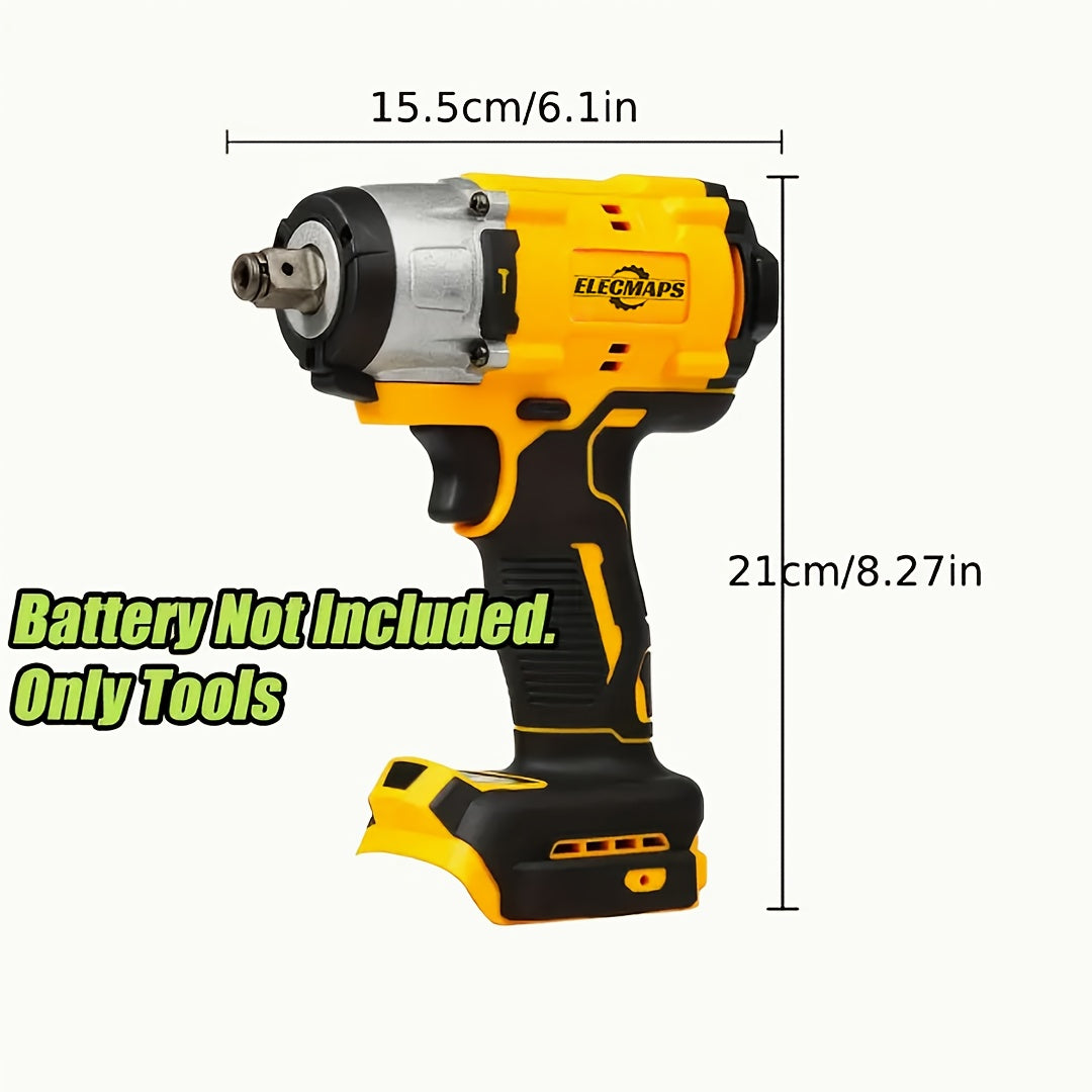 Impact Wrench for Dewalt 20V Battery, Cordless Brushless Impact Wrench (Battery Not Included)