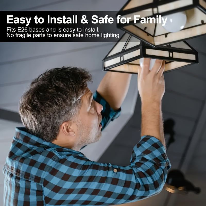 10 Pack A19 E26 LED Light Bulbs 1100 Lumens, 15,000 hrs, 100W, 85+ CRI Rendering, Non-Dimmable