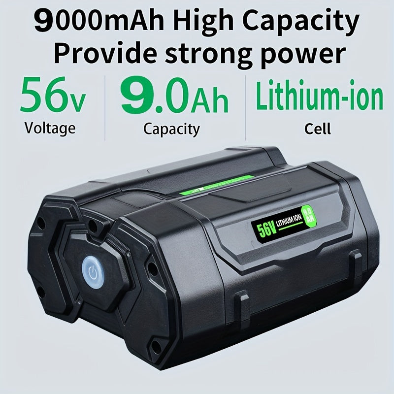 1-2 X BA4200T 9.0Ah Replacement For EGO 56V Battery Compatible With EGO 56 Volt Battery Power