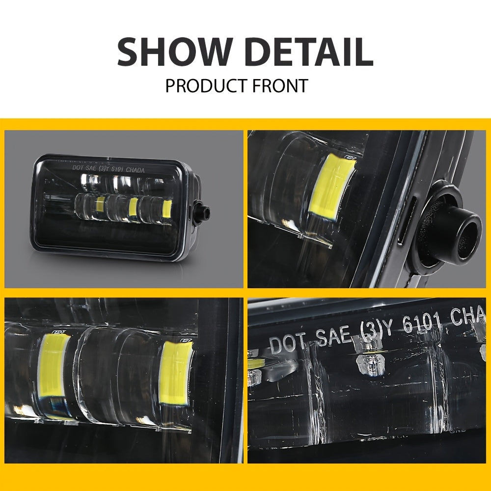 Bumper Left&Right LED Fog Lights Fit For Ford For F150 2015-2020 For Ford For F250 2017-2018