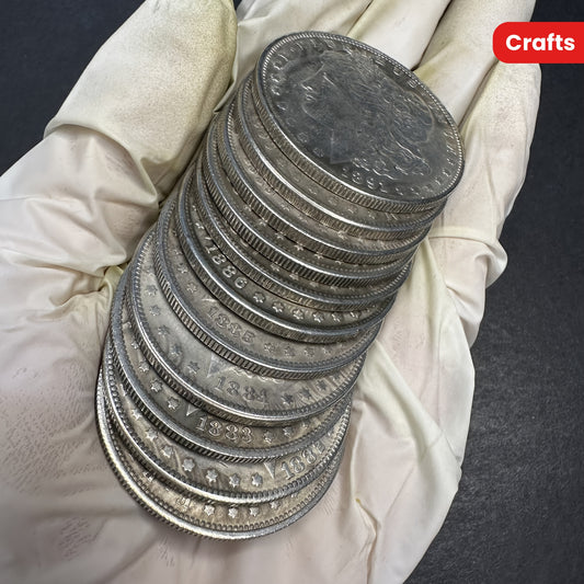 [Assorted Coin Collection] 11pcs Vintage Iron Coins, 1881-1891 Assorted Coin Set,