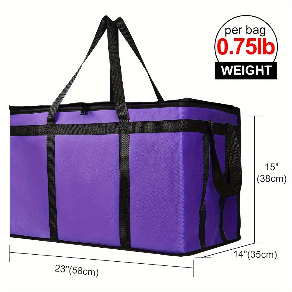 [Insulated Food Bag] XXXL Delivery Bag - Large Capacity Commercial Warming Bag for Hot and Cold Food