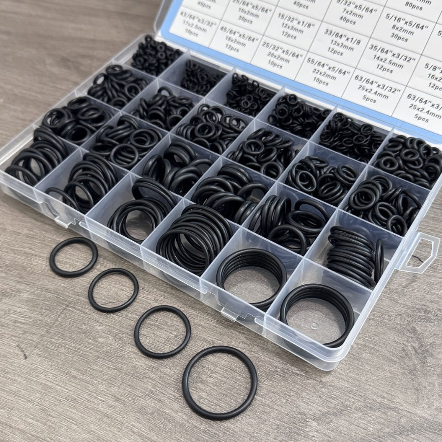 950pcs Nitrile O-Ring Seals Heavy-Duty Seal Kit, 20 Sizes/Pressure Washers, Pneumatics, Automotive