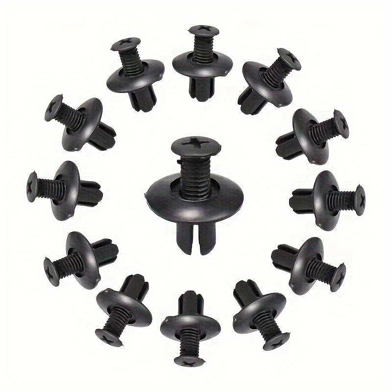 100pcs Car Fastening Clip Set, Mudguard Rivet Fixing Clips, Bumper Edge Trim Accessories