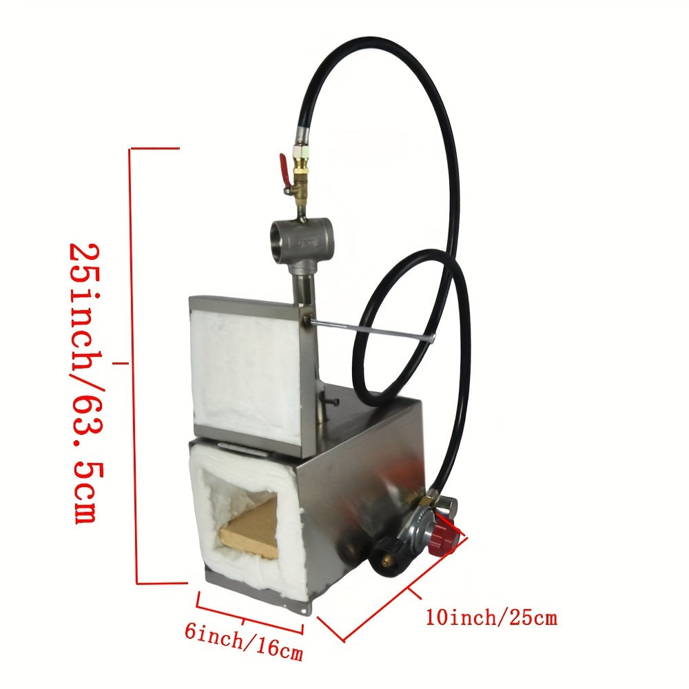 [Portable Stainless Steel Forge] Single Burner Forge Blacksmithing, Knife Making Equipment LSMIITTH