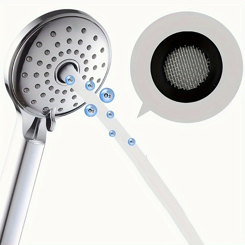 25pcs Black Plastic Shower Head Filter w/Stainless Steel Mesh Fits 1/2" Shower Hose & Nozzle