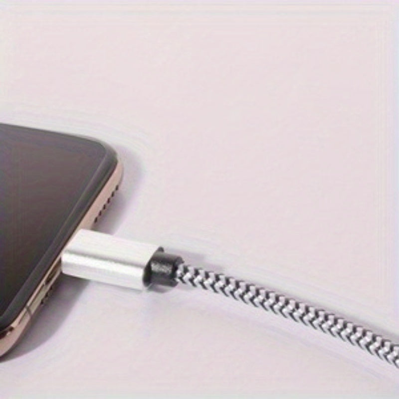 5 Pack Nylon Braided USB C Cables | 3A Fast Charging, Supports 50-80W Output Power