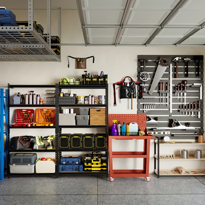72 Inch Heavy-duty Metal Storage Rack, With A Load-bearing Capacity Of 2000 Pounds Per Layer