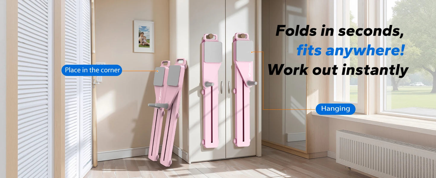 MERACH Pilates Board Multifunctional Abdominal Plate Detachable Ab Trainer with Anti-Slip Design