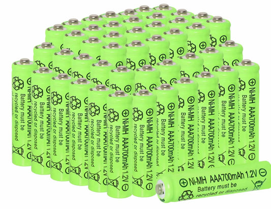 AAA Rechargeable Batteries 700mAh 1.2V Ni-MH Triple A Batteries High Capacity/Outdoor Solar Lights