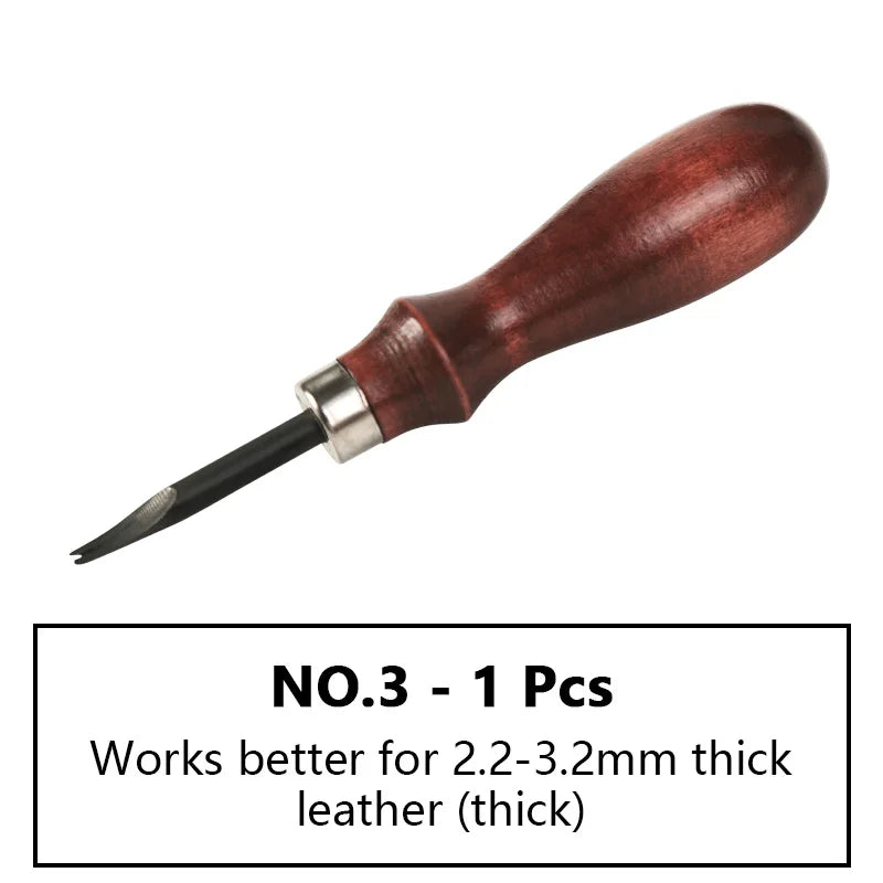 WUTA Sharp Leather Edge Beveler Edge Skiving Polishing Leather Tools /Belt Maker High Carbon Steel