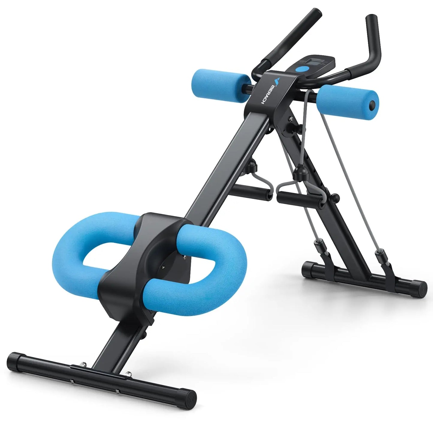MERACH Ab Machine Adjustable Trainer Workout Foldable Knee Protection Abdominal Exercise Ab