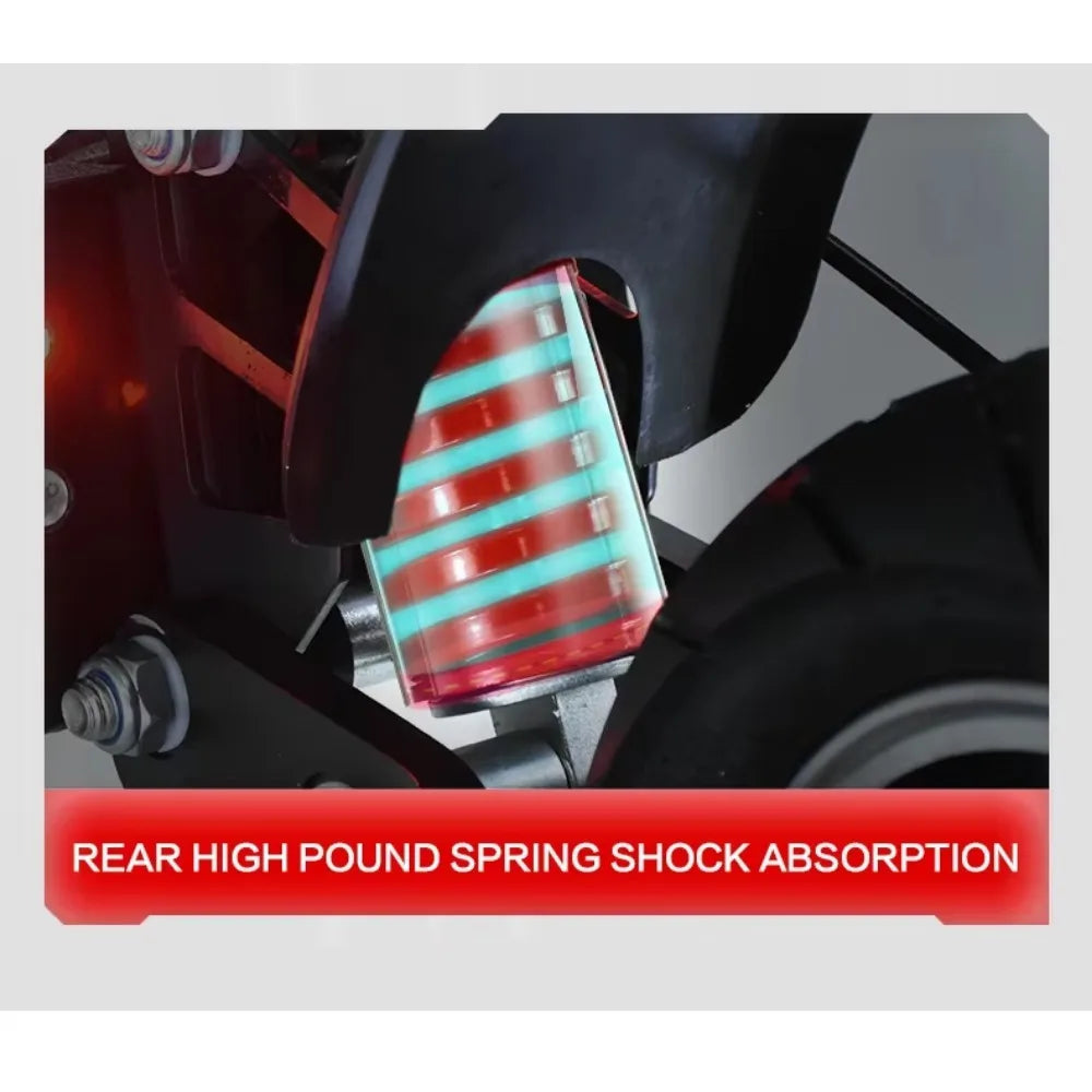 Boyueda Q7Pro E-Scooter 3200W Dual Motor 52V19ah Battery Shock-absorbing Electric Scooter 10*3.5