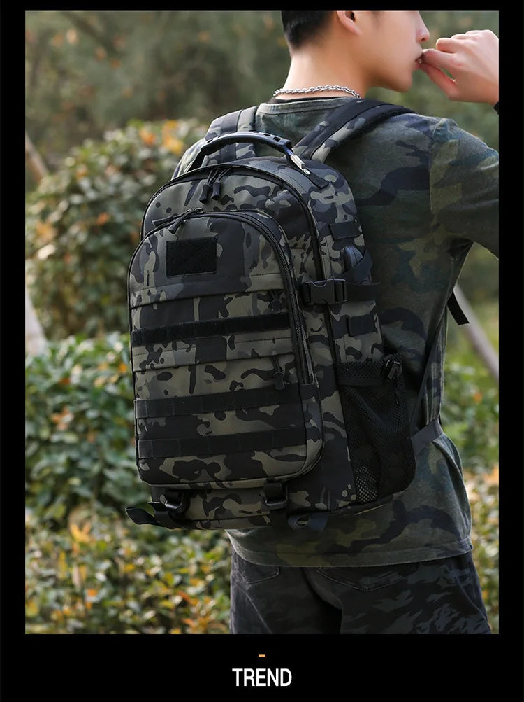 Military Tactical Rucksack Hiking Camping Hunting Bags Sports Travel Bag  Waterproof Backpack