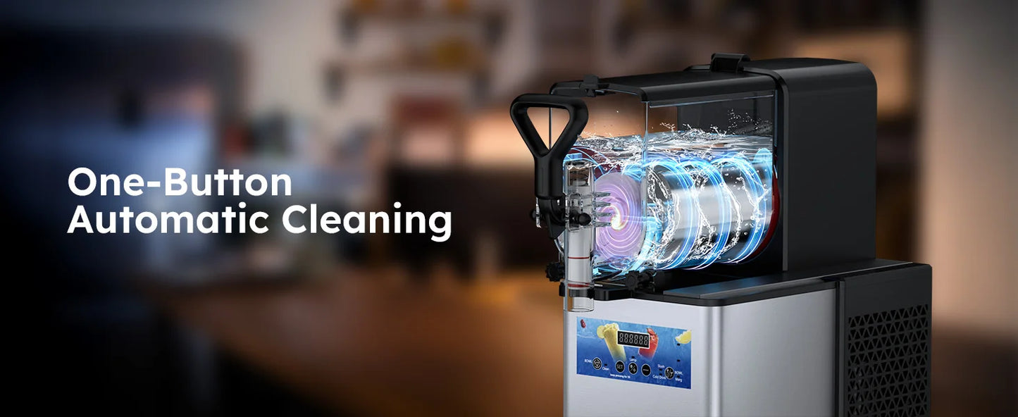 3L x 1 Jar Commercial Slush Machine Frozen Drink Dispenser Juice Smoothie Granita Vending Machine