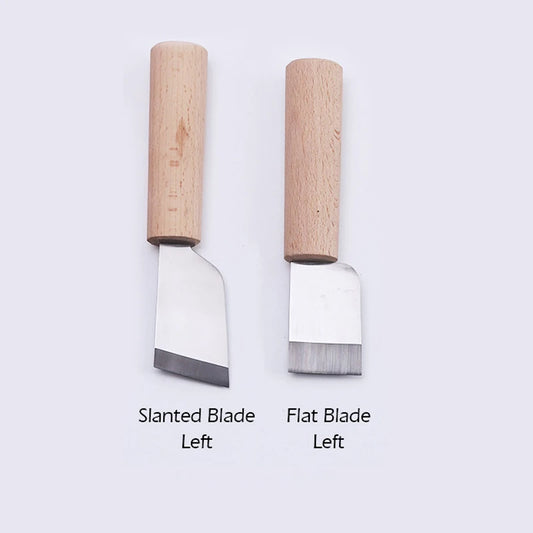WUTA Professional Leather Craft Cutting Knife DIY Craft Knife/Skiving Tool, Right/Left Handed