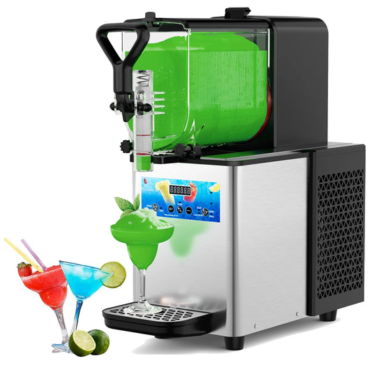 3L x 1 Jar Commercial Slush Machine Frozen Drink Dispenser Juice Smoothie Granita Vending Machine