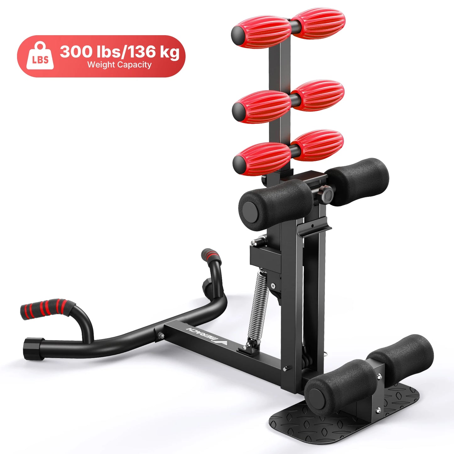 MERACH Deep Squat Machine Adjustable Glutes Trainer Machine Core Leg Push Up WorkoutButtocks Machine