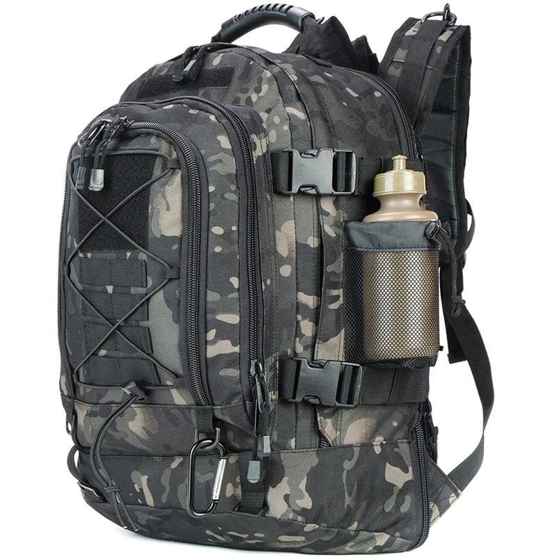 60L Military Tactical Backpack Army Molle Assault Rucksack Outdoor Travel Hiking Rucksacks