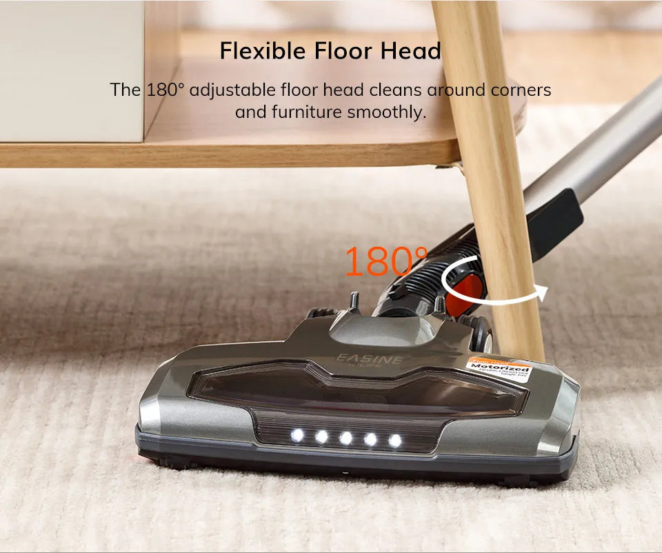 ILIFEH70/H70Plus Cordless Vacuum Cleaner 21kPa Suction 1.2L Dust Cup,40Mins Removable Battery