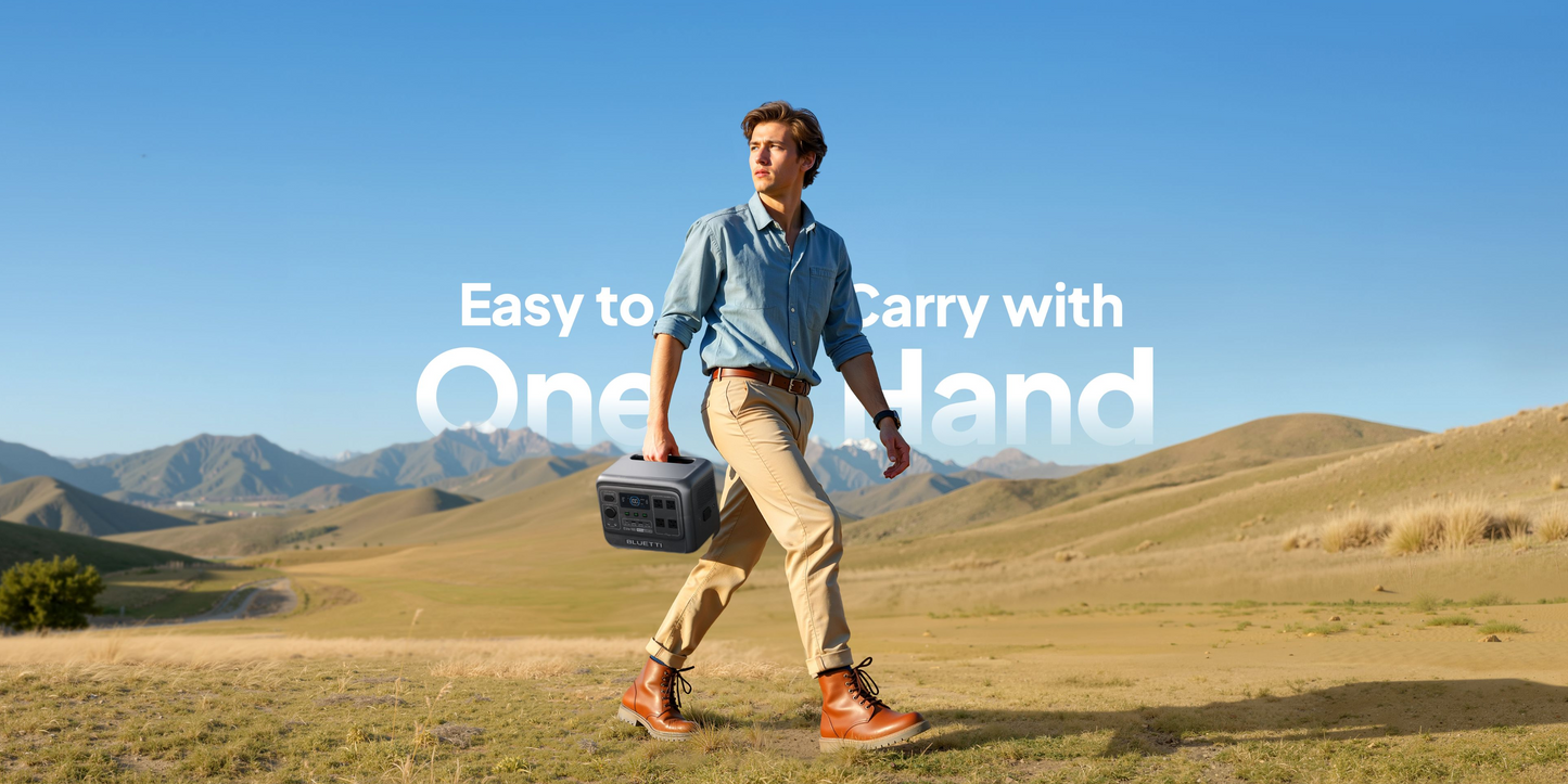 BLUETTI Elite 100 V2 Portable Power Station 1800W 1024Wh with Multiple Outputs/ Emergency Use