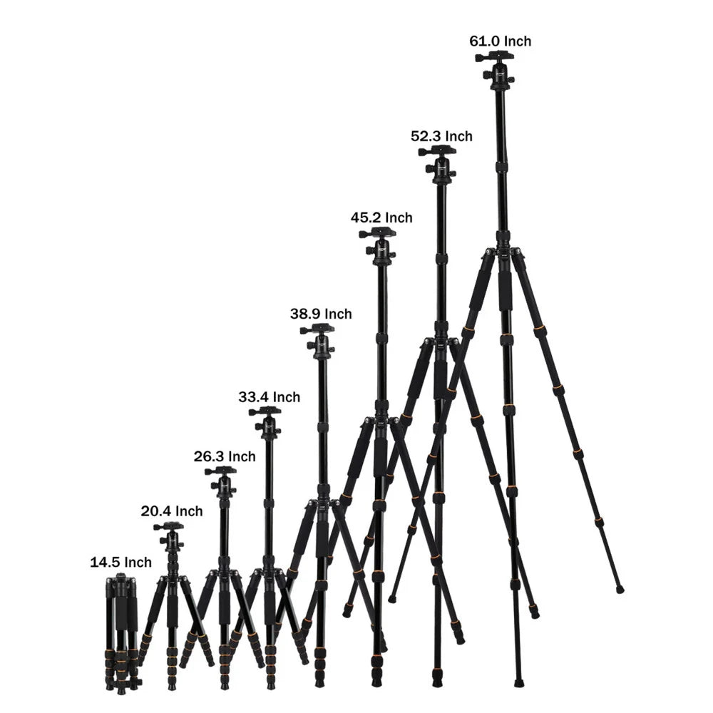 Q666 Professional Camera Tripod  Phone Stand Tripod/Travel Camera Monopod  for DSLR Smartphone