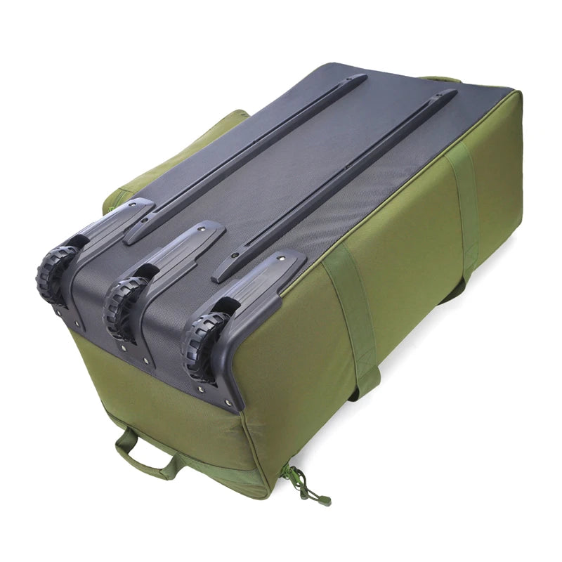 124L Large Capacity Outdoor Camping Travel Bag Large Trolley Case Waterproof Nylon Military Bag