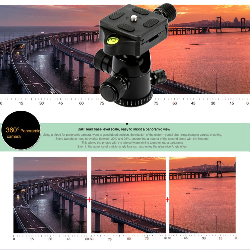 Q666 Professional Camera Tripod  Phone Stand Tripod/Travel Camera Monopod  for DSLR Smartphone