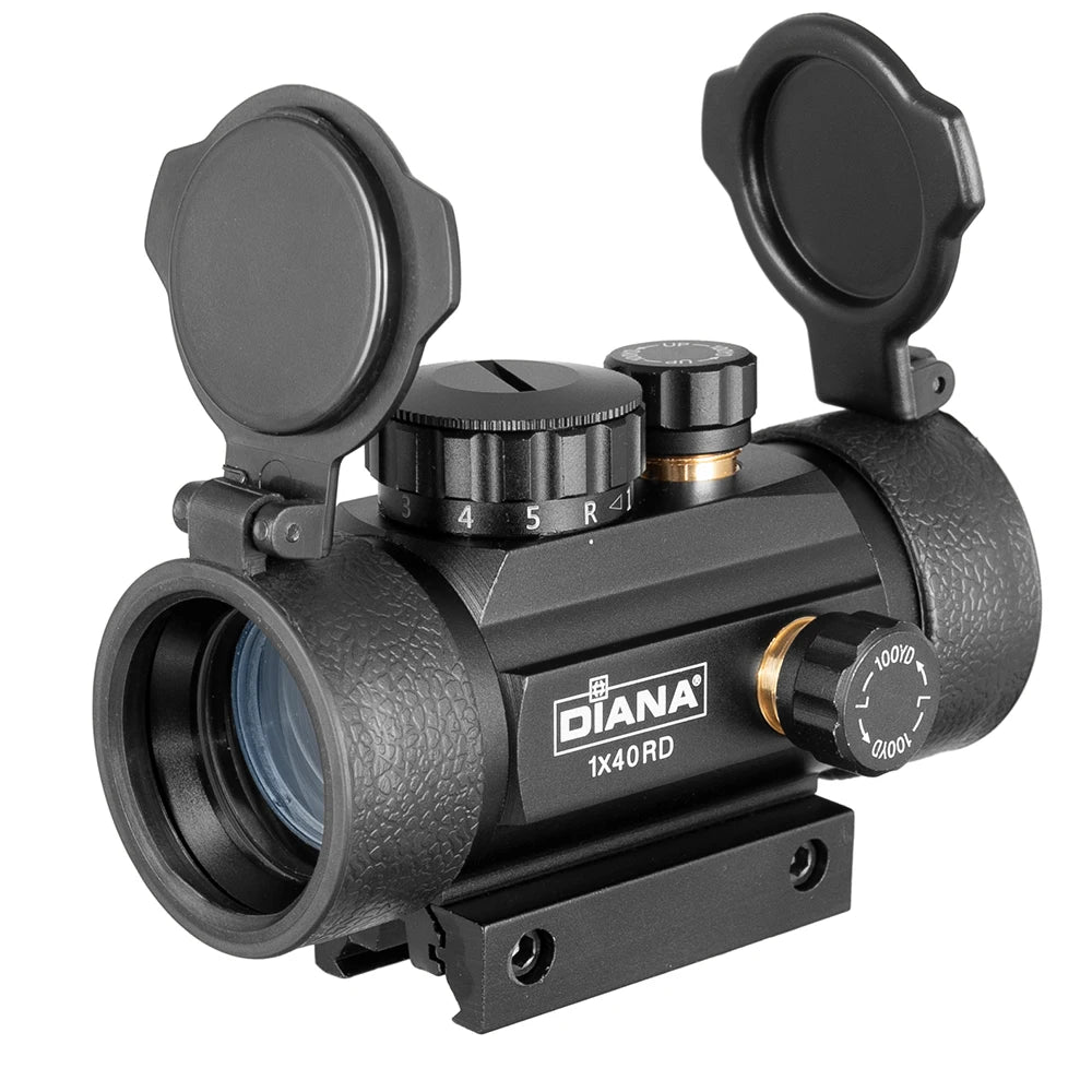 DIANA 3X44 Green Red Dot Sight Scope 1X40 & 3X42 Tactical Optics Riflescope Fit 11/20mm Rail 1X40