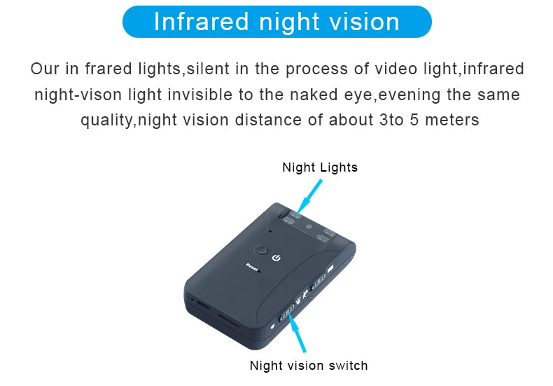 MD17 Mini Camera HD  WIFI Camcorder  With Motion Detection Night Vision Mini Outdoor DV