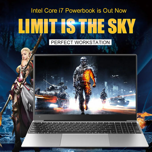 15.6" Laptop Core i7 16GB RAM +128SSD+1TB HDD Intel Windows 10 Game Office AZERTY Keyboard