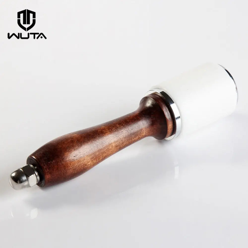 WUTA Professional Leather Carve Hammer 460g Nylon Hammers Mallet Wood Handle For Leathercraft
