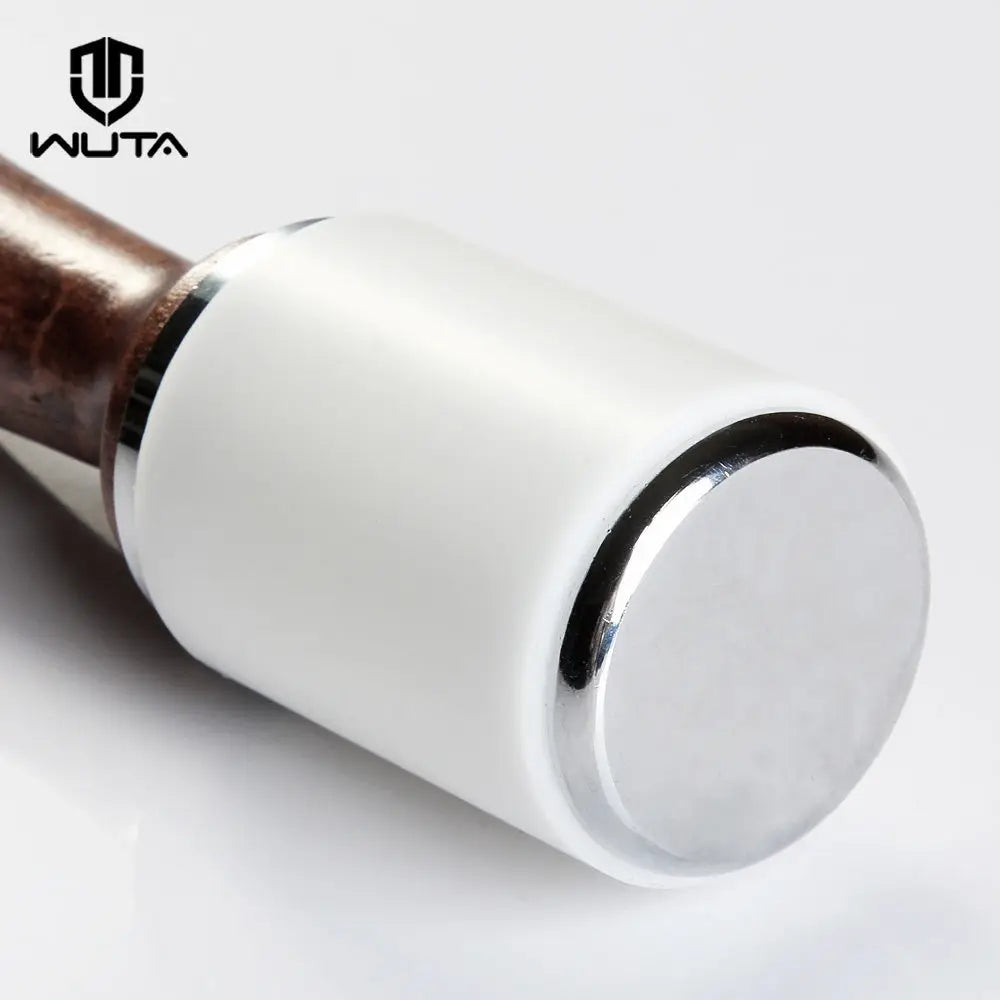 WUTA Professional Leather Carve Hammer 460g Nylon Hammers Mallet Wood Handle For Leathercraft